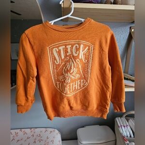 Together Kids Orange Sweatshirt